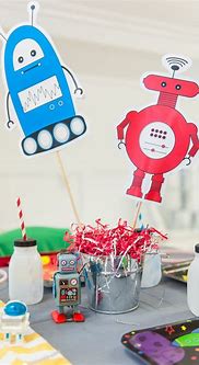 Image result for Robot Theme Decorations