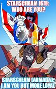 Image result for Starscream Naruto Meme