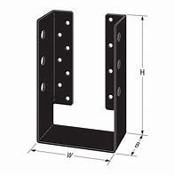 Image result for Black Metal Beam Hanger