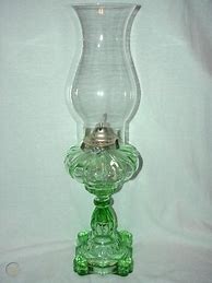 Image result for Green Oil Lamp Chimney