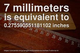 Image result for 7 mm Equals How Many Inches