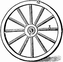 Image result for Wooden Wheel Black and White