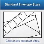 Image result for Envelope Size Chart