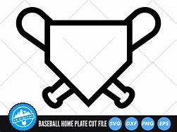 Image result for Home Plate Baseball and Bats Clip Art