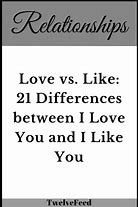 Image result for Difference Between Love You and I Love You