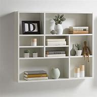 Image result for Wall Mounted White Shelves
