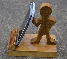 Image result for Homemade Wood iPhone Stand