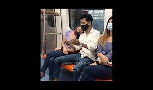 Image result for Lady in Metro Meme