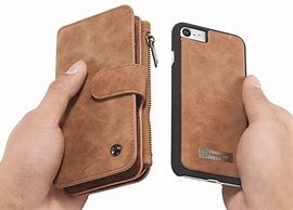Image result for Leather Wallet Case iPhone SE