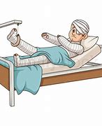 Image result for Injured Person Cartoon