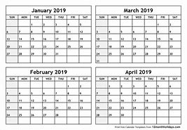 Image result for Multi Month Calendar