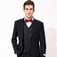 Image result for Black Tuxedo with Colored Tie
