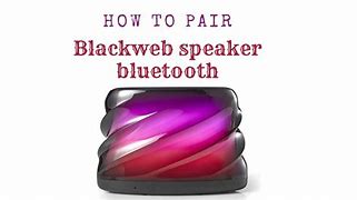 Image result for Black Web Bluetooth Speaker Not Pairing
