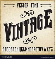 Image result for Vintage Sign Lettering