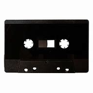 Image result for Black Cassette Tape in Case