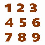 Image result for Large Printable Numbers