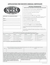Image result for NHRA Good Standing Certificate Form