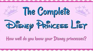 Image result for Disney Princess Facts