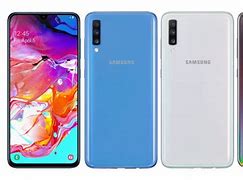 Image result for Samsung Galaxy A70 Blue