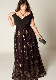 Image result for Formal Christmas Dress Plus Size