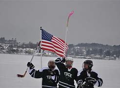 Image result for American Flag On Hockey Rink Ice