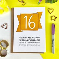 Image result for Homemade Birthday Cards 16th
