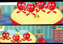 Image result for 5 Little Apple's Song