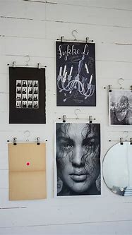 Image result for Hanging Posters On Wall Clips