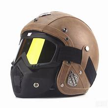 Image result for Steve Leather Helmet