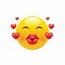 Image result for Kissing Emoji with Heart