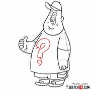 Image result for How to Draw Gravity Falls Soos