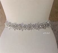 Image result for Silver Glitter Bridal Belt