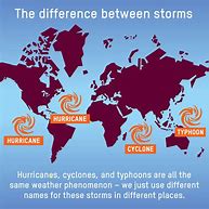 Image result for Hurricane Typhoon Cyclone Map