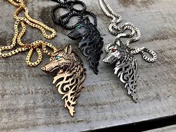 Image result for Wolf Necklace