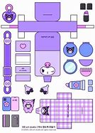 Image result for Paper Squishy Phone Kuromi