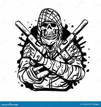 Image result for Military Skull Drawings