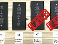 Image result for iPhone X Battery Original vs Fake