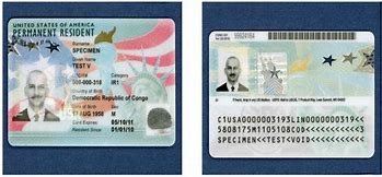 Image result for Front and Back of a Work Permit