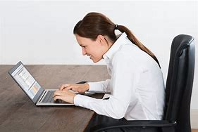 Image result for Bad Posture at Computer