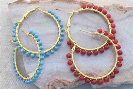 Image result for Wire Hoop Earrings