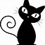 Image result for Sitting Cat Silhouette Reclining