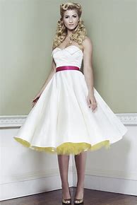 Image result for 50s Wedding Dress