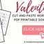 Image result for Preschool Valentine Cut and Paste