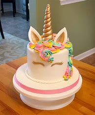 Image result for Cute Rainbow Unicorn Cake