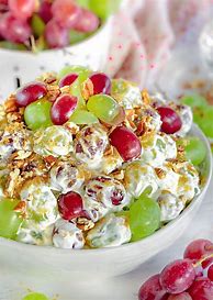 Image result for Salad with Grapes