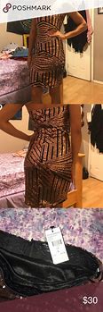 Image result for Fashion Nova Gold and Black Dress