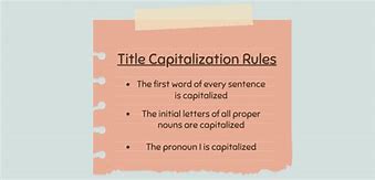 Image result for How Do You Write a Title in a Sentence