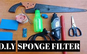 Image result for Homemade Sponge Filter