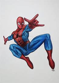 Image result for Spider-Man Color Sketch