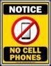 Image result for No Cell Phone in the Plant Sign